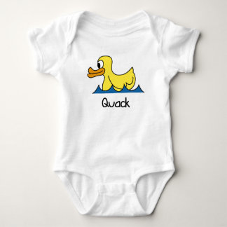 Duck t-shirt baby bodysuit