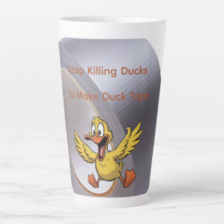 duck tape sarcasm latte mug