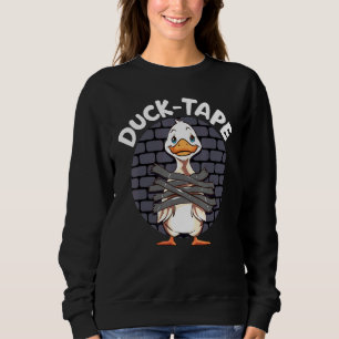 Duck Tape Yellow Duck Rubber Duct Tape Sweatshirt