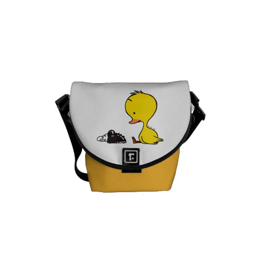Duck & telephone messenger bag