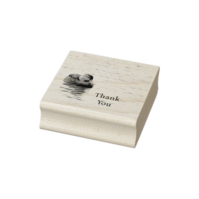 Duck Thank You Rubber Stamp (Stamp)