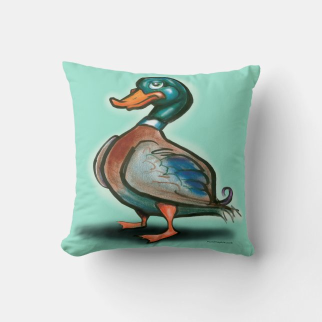 Duck Throw Pillow (Front)