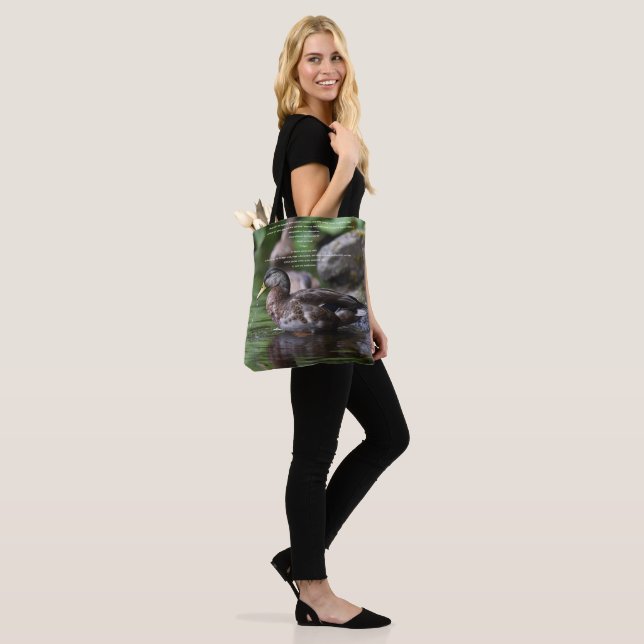 Duck  tote bag (On Model)
