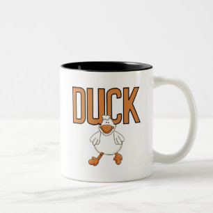 Duck Tshirts and Gifts Two-Tone Coffee Mug