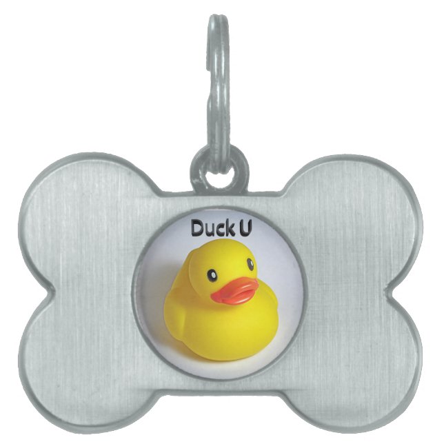 Duck U Pet Name Tag (Front)