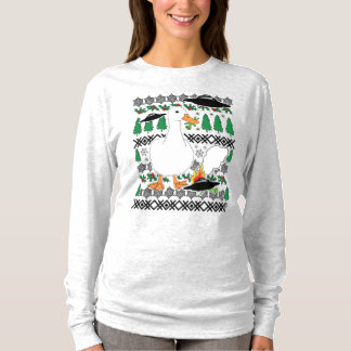 Duck Vs. Aliens Holiday T-Shirt