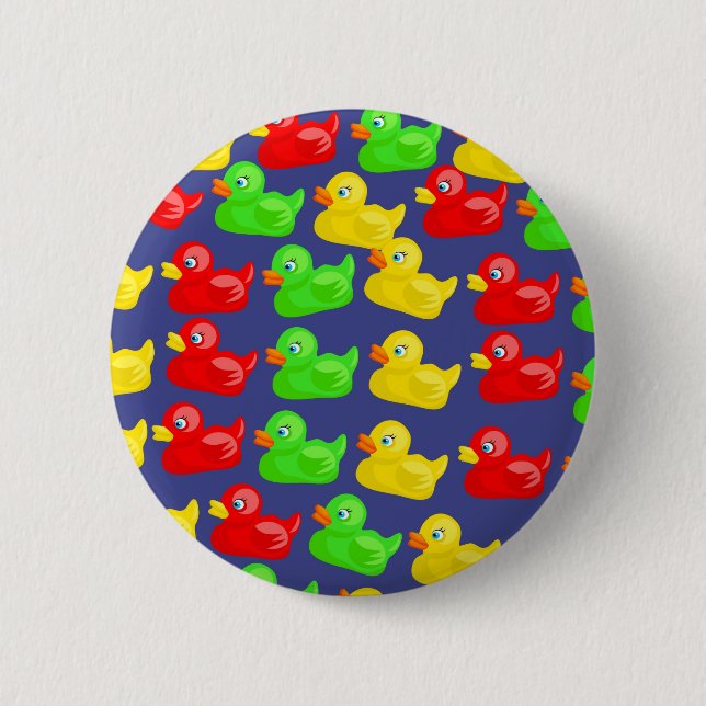 Duck Wallpaper 6 Cm Round Badge (Front)
