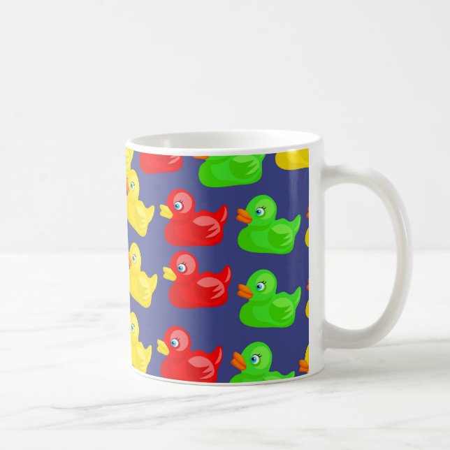 Duck Wallpaper Coffee Mug (Right)