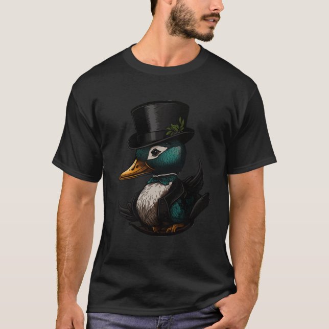 Duck Wearing Fancy Top Hat  1 (Front)
