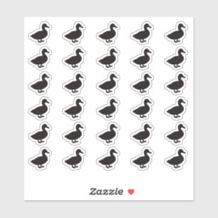 Duck Wedding Place Card Food Meal Menu Choice