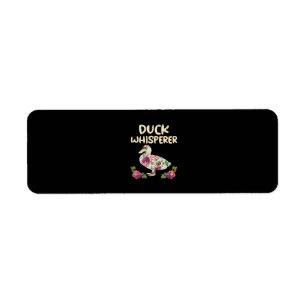 Duck Whisperer Flower Funny Farming Farm Animal