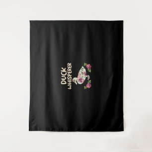 Duck Whisperer Flower Funny Farming Farm Animal Tapestry