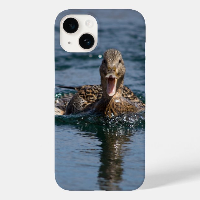 Duck with beak open                    Case-Mate iPhone case (Back)