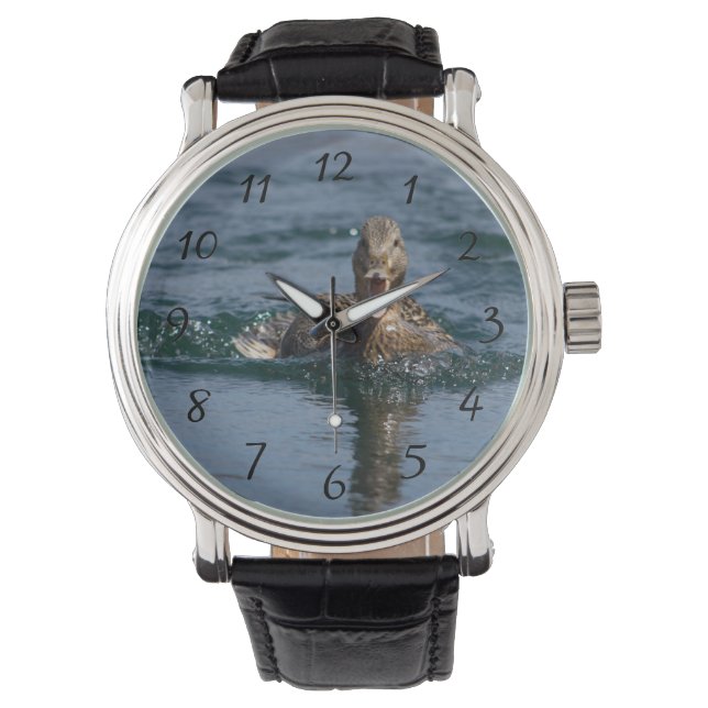 Duck with beak open             watch (Front)