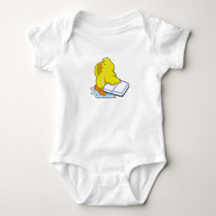 Duck with Book Baby Bodysuit