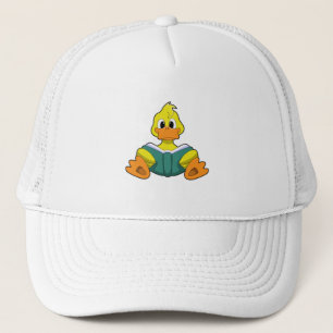 Duck with Book Trucker Hat