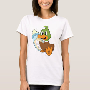 Duck with Bottle of Milk T-Shirt