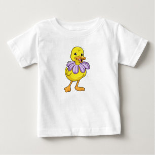 Duck with Daisy Baby T-Shirt
