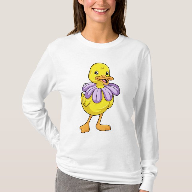 Duck with Daisy T-Shirt (Front)