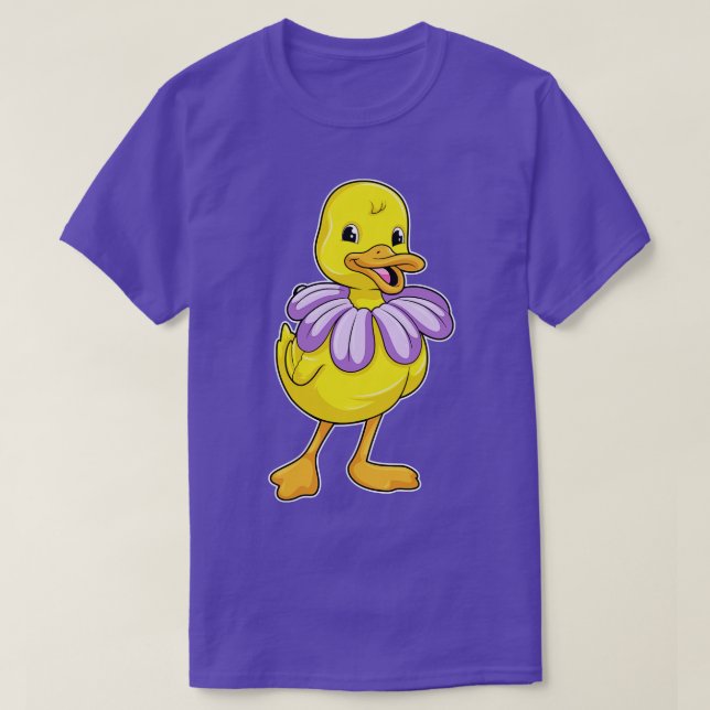 Duck with Daisy T-Shirt (Design Front)
