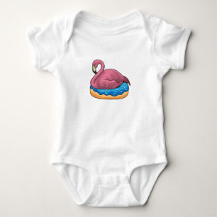 Duck with Donut Baby Bodysuit