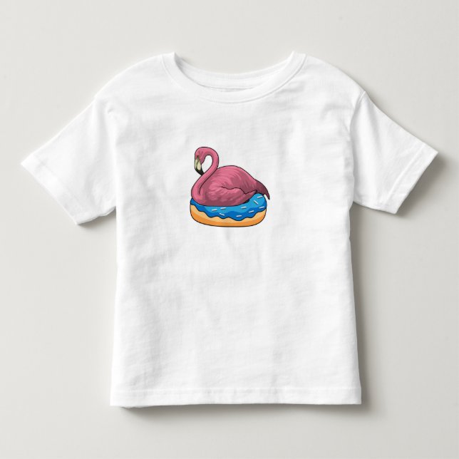 Duck with Donut Toddler T-Shirt (Front)