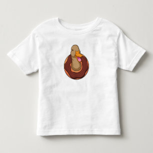 Duck with Donut Toddler T-Shirt