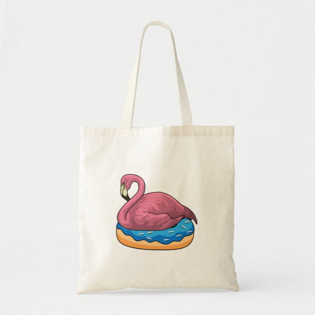 Duck with Donut Tote Bag (Front)