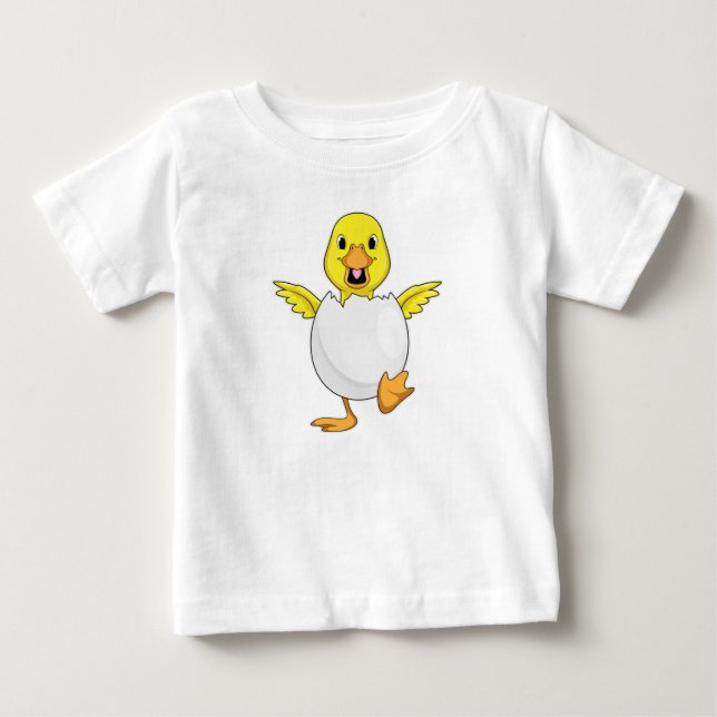 Duck with Egg Baby T-Shirt (Front)