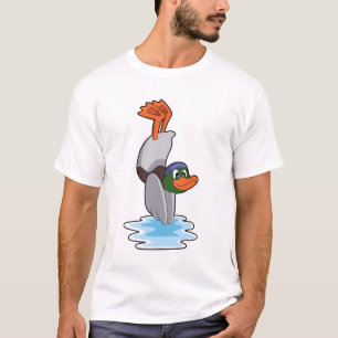 Duck with Handstand in Water.PNG T-Shirt