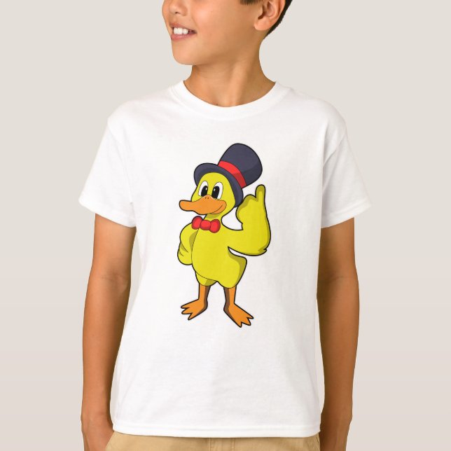 Duck with Hat T-Shirt (Front)