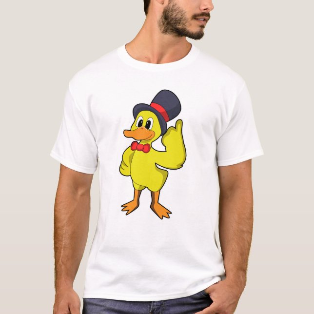 Duck with Hat T-Shirt (Front)