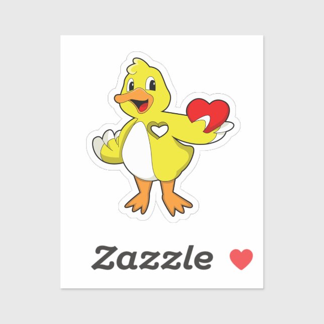 Duck with Heart (Sheet)