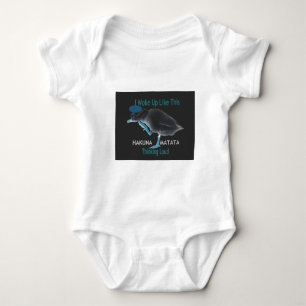 Duck with I Woke Up Like This & Hakuna Matata Text Baby Bodysuit