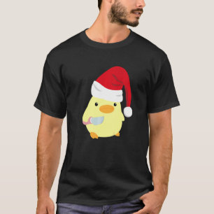 Duck With Knife Christmas For Men And Women T-Shirt