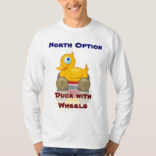 Duck with Wheels T-Shirt (Front)