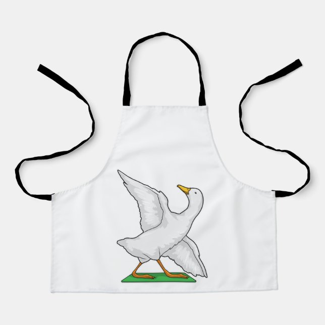 Duck Yoga Meditation Fitness Apron (Front)