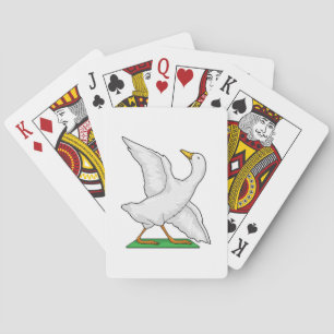 Duck Yoga Meditation Fitness Playing Cards