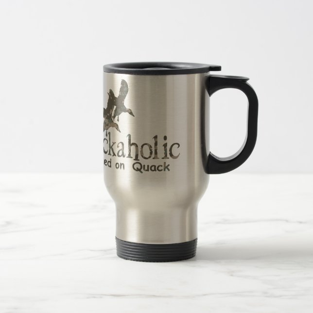 DUCKAHOLIC TRAVEL MUG (Right)