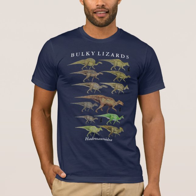 Duckbill hadrosaur Dinosaur Shirt Gregory Paul (Front)