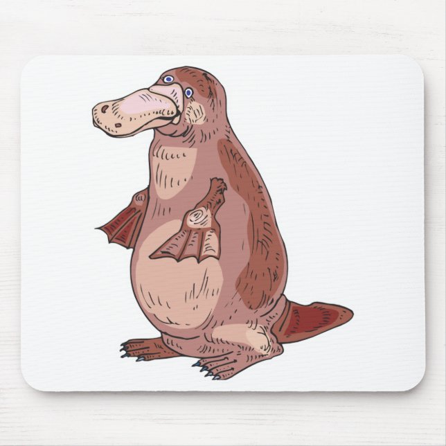 duckbill platypus mouse mat (Front)