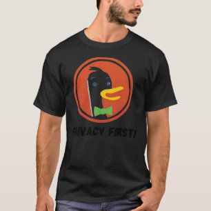 Duckduckgo Privacy Web Browser For Internet   T-Shirt