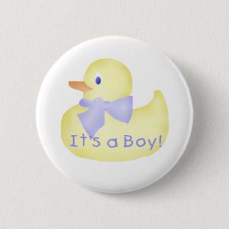 Duckie It's a Boy 6 Cm Round Badge