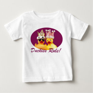 Duckies Rule! T-Shirt (All Sizes, White Only)