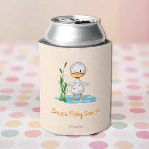 Ducking Gender Neutral Baby Shower Can Cooler