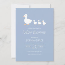 Duckling Baby Shower Invitation