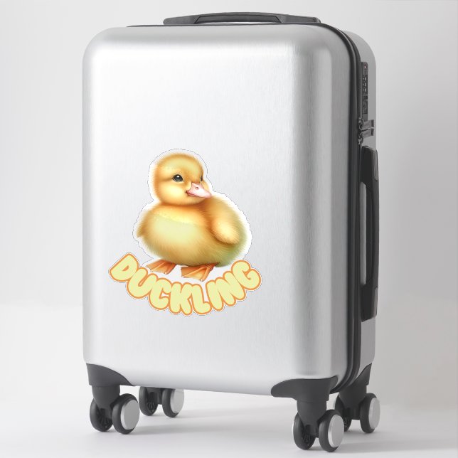 DUCKLING - NURSERY STICKER (Suitcase)