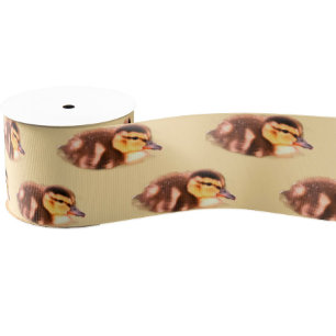 Duckling Photo Ribbon Grosgrain Ribbon
