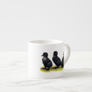 Ducklings Black Cayuga Espresso Cup