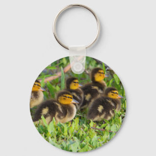 Ducklings Photo Keychain